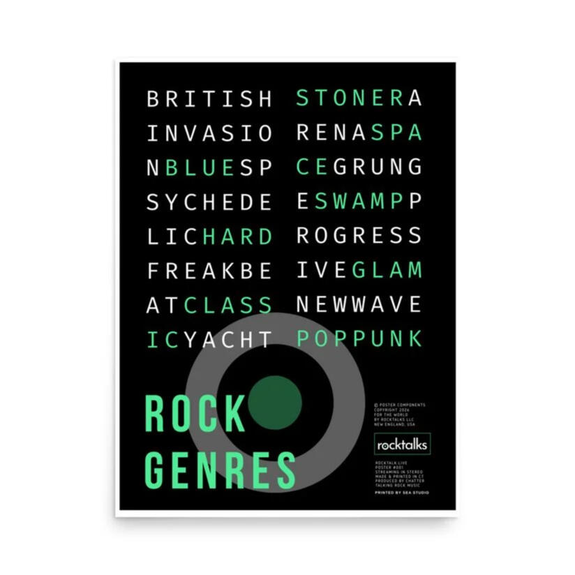Rock Talks Poster